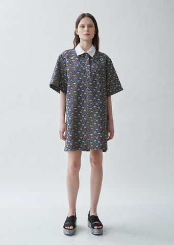 Floral Polo Dress