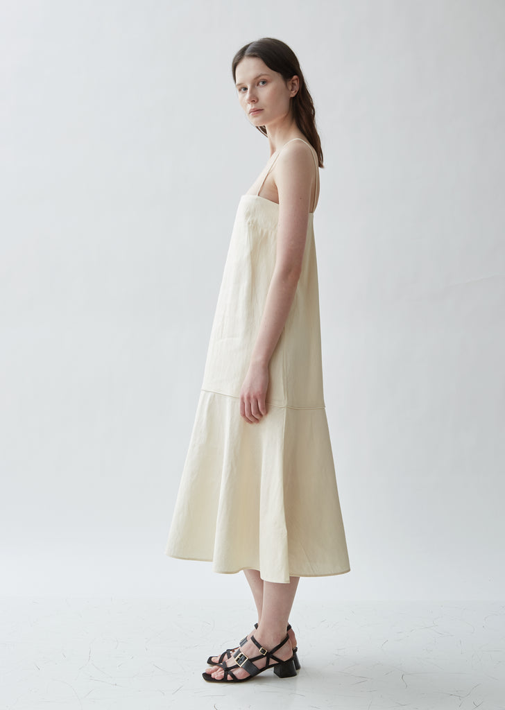 Andorra Sleeveless Cotton Linen Dress