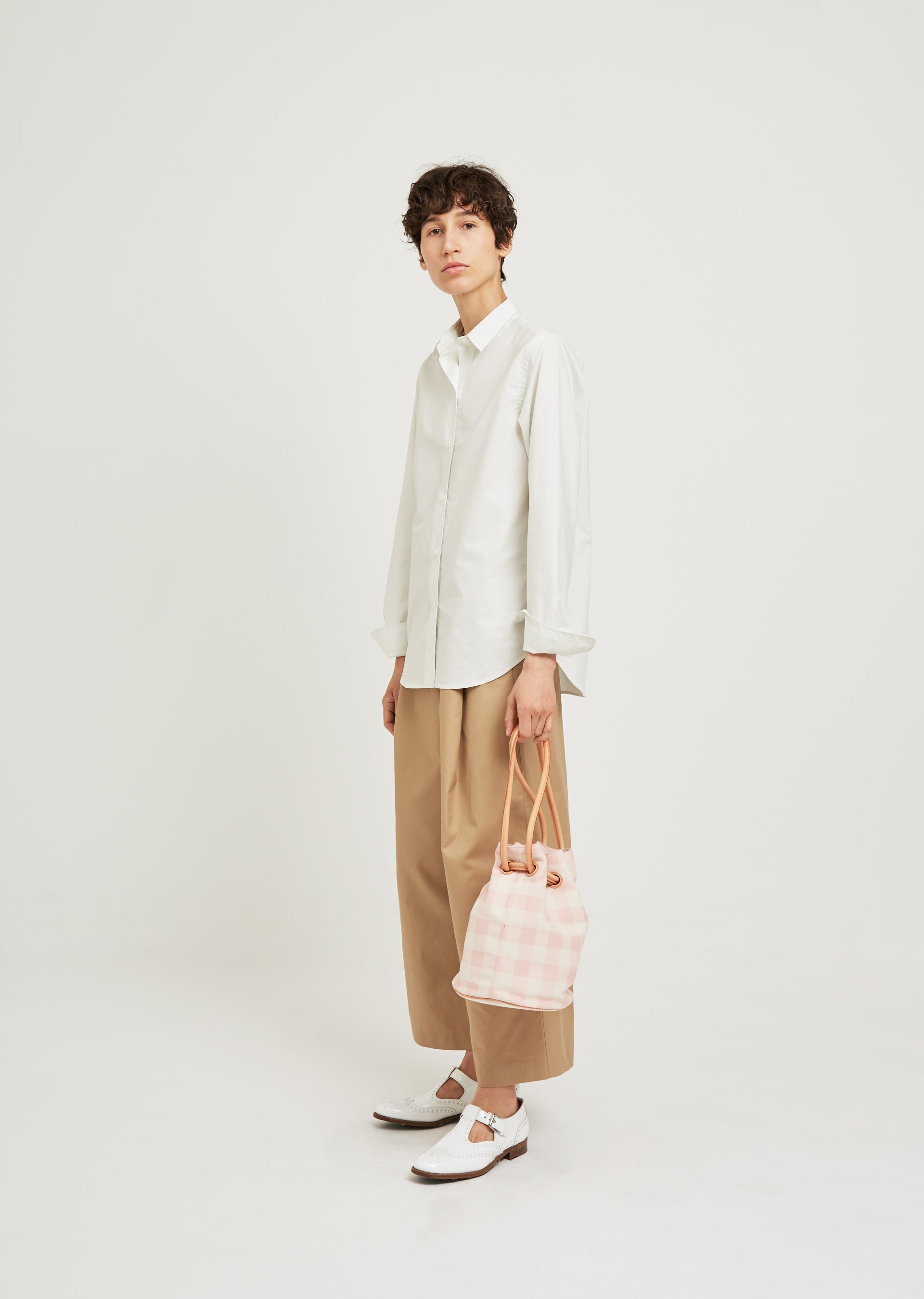 mansur gavriel shirt dress Midi Length Dress