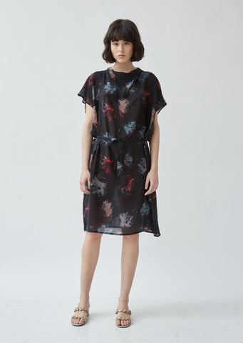 Printed Silk Dress