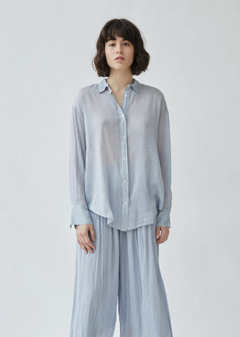 Cotton & Silk Voile Shirt