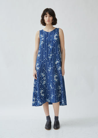 Sakura Cutover Sleeveless Dress