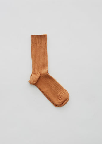 Cotton Rib Ankle Socks