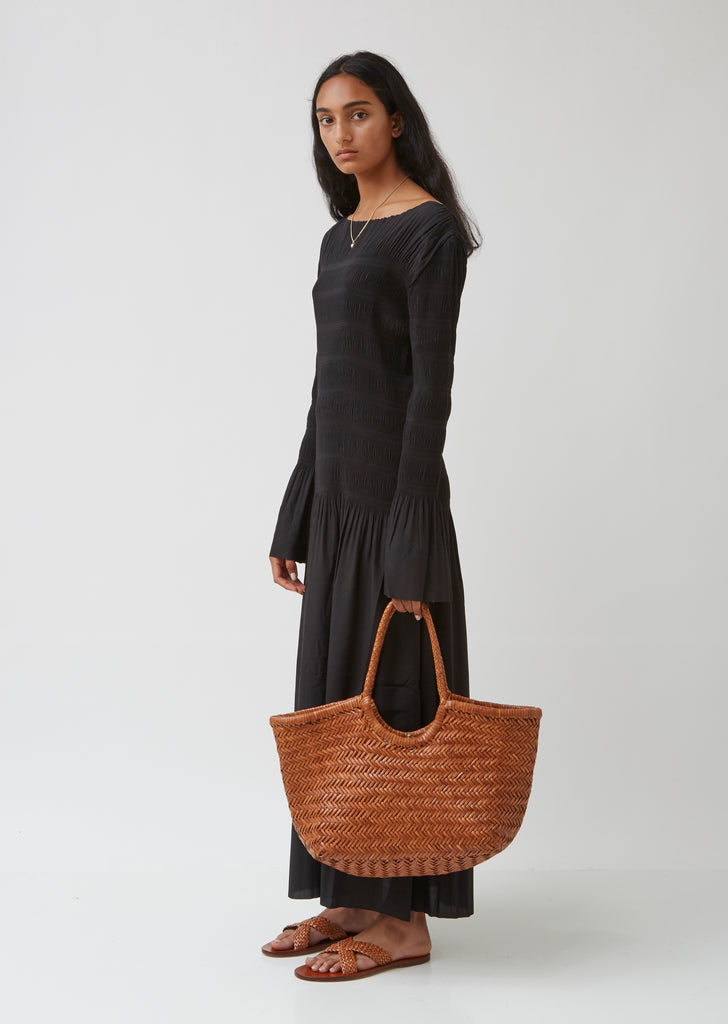 Nantucket Woven Leather Bag