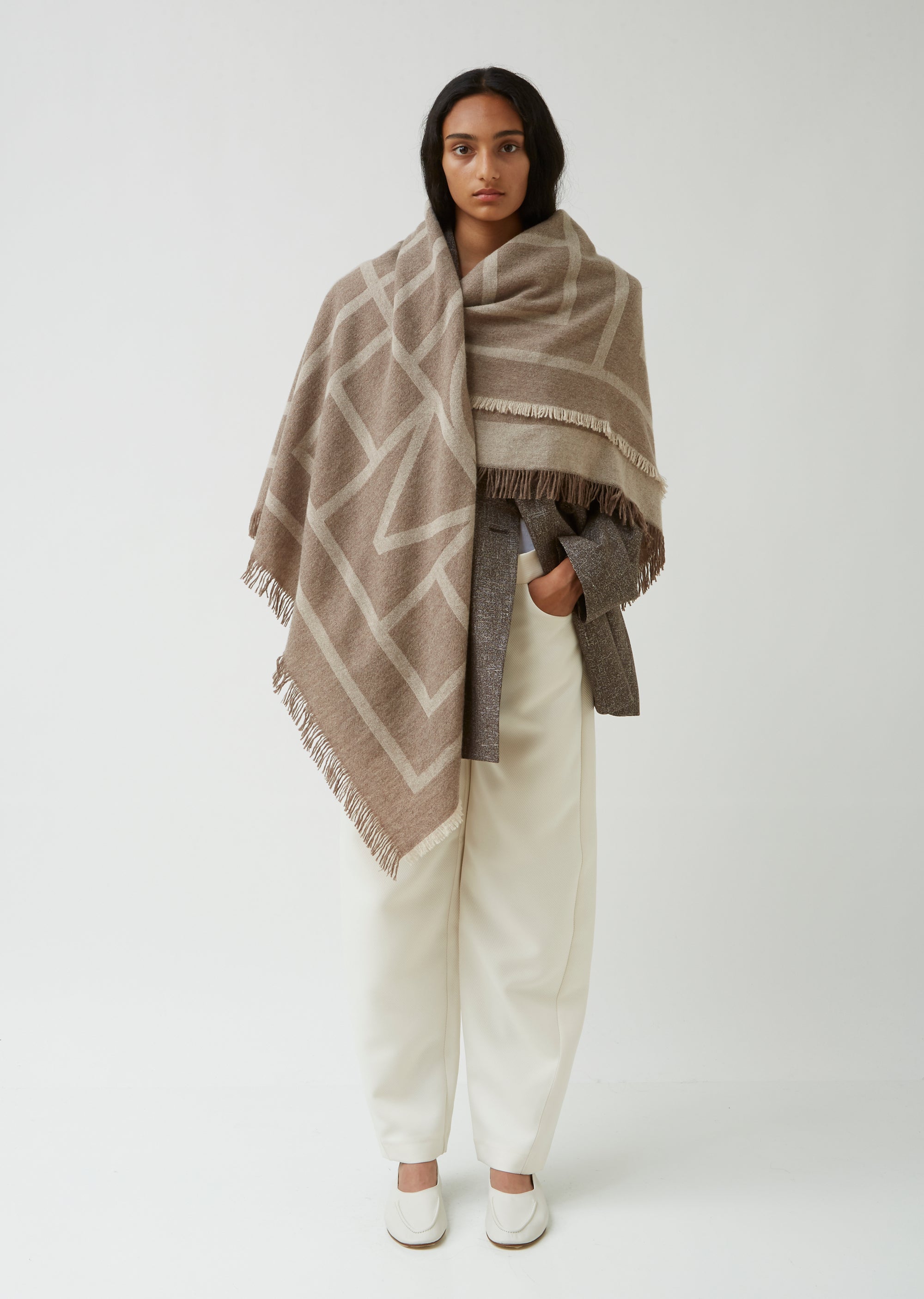 Como Wool Cashmere Scarf – La Garçonne - Main Image