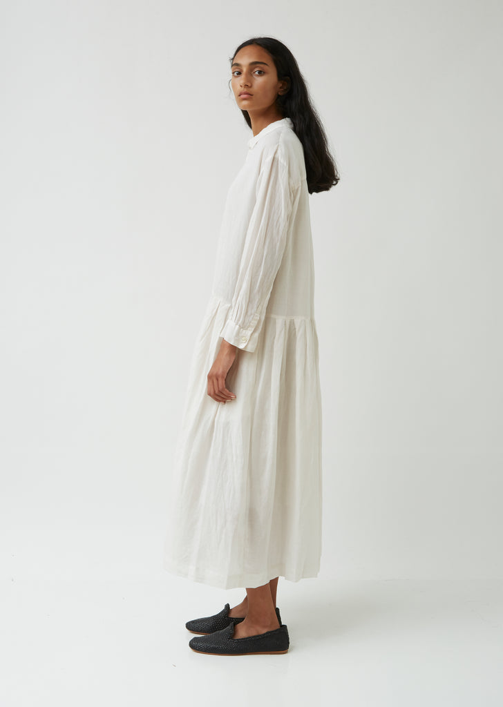 Zen Fragrance Tencel & Linen Shirt Dress
