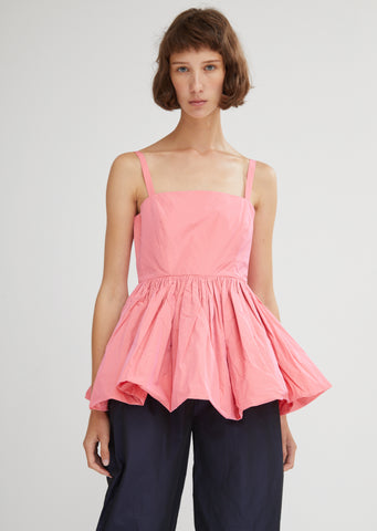 Imogen Sleeveless Taffeta Top