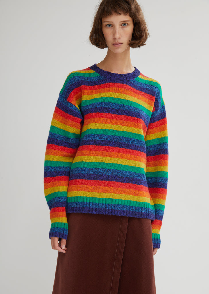 Samara Wool Rainbow Sweater