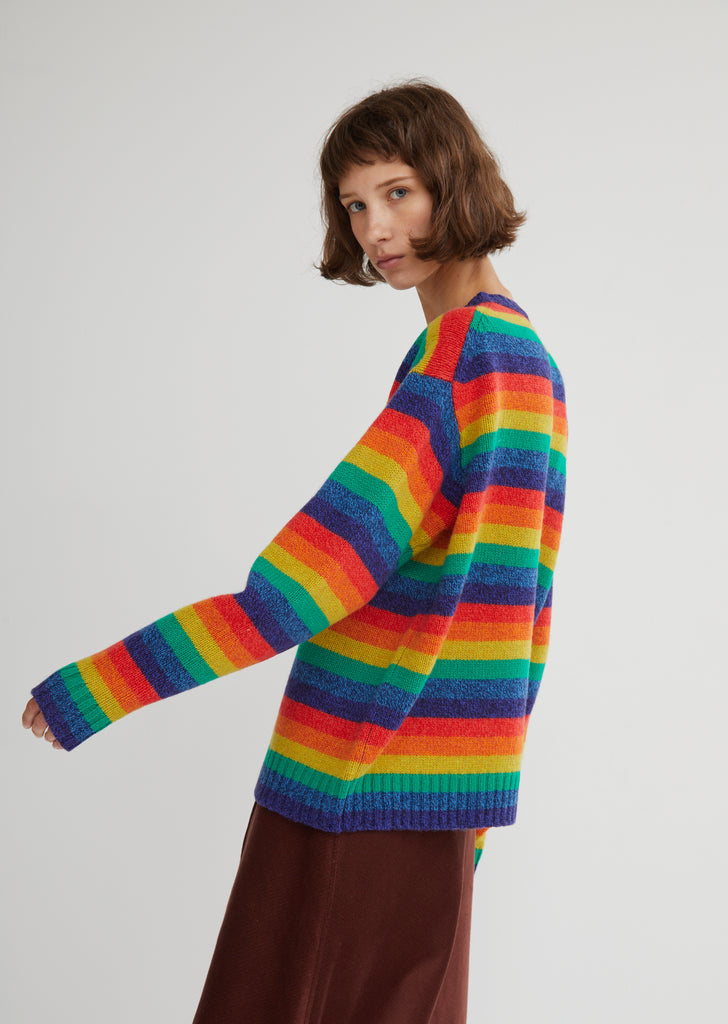 Samara Wool Rainbow Sweater
