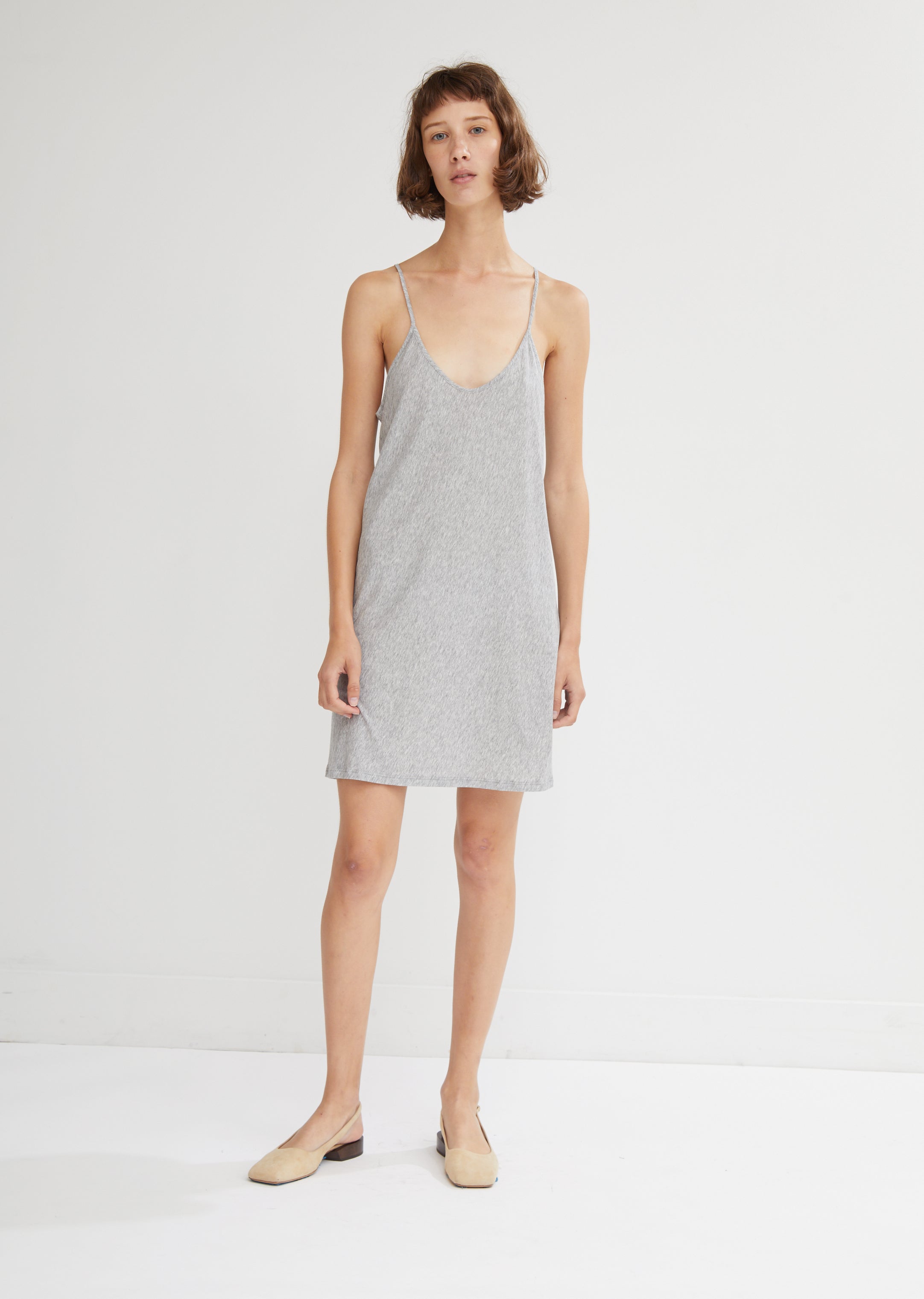 Pima Cotton Slip Dress La Garonne Pima Cotton Slip Dress La Garonne
