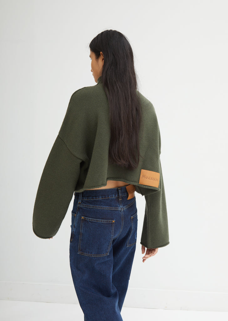 Shoulder Cable Detail Sweater