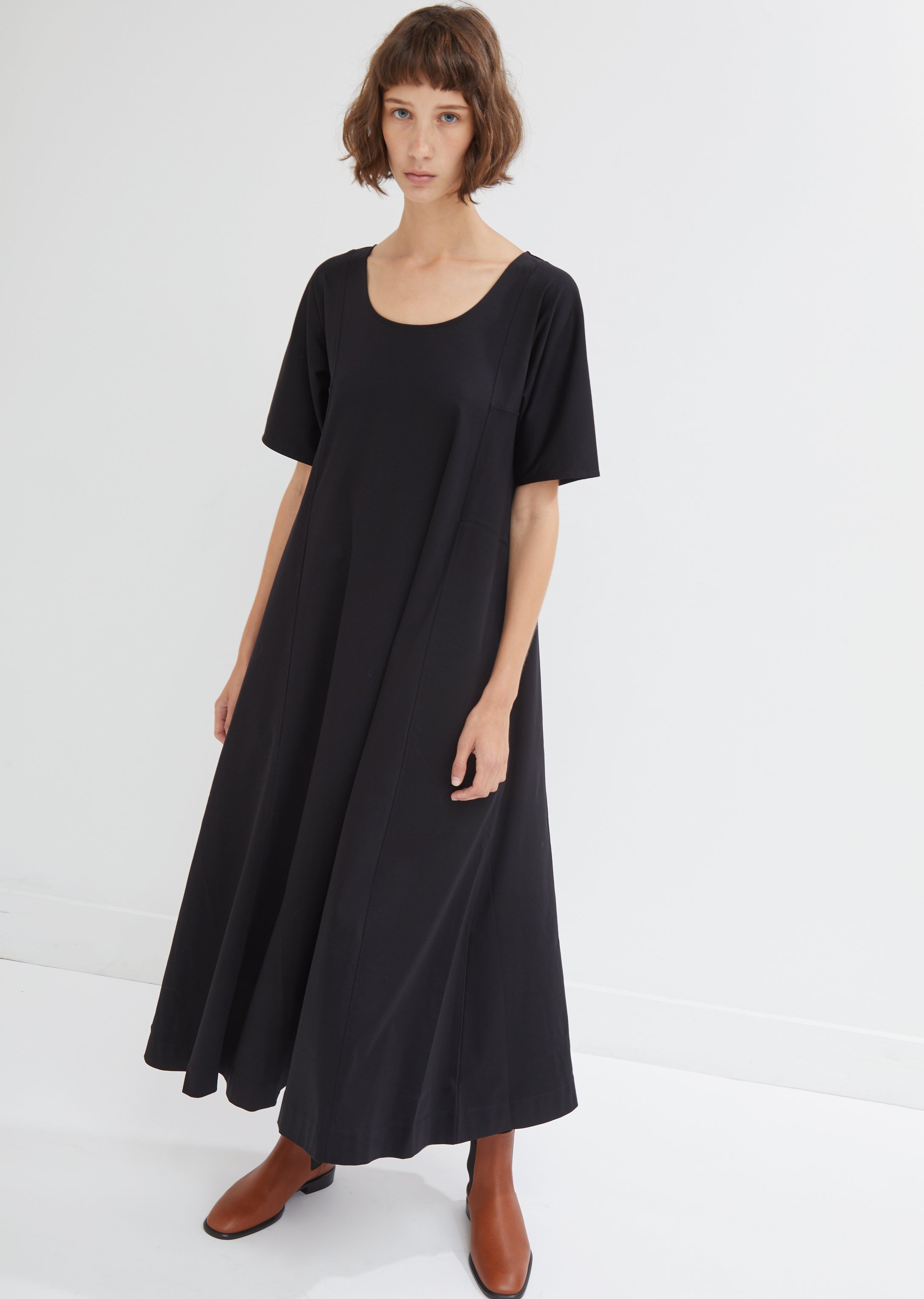 Short Sleeve Dress by Lemaire- La Garonne Short Sleeve Dress by Lemaire- La Garonne