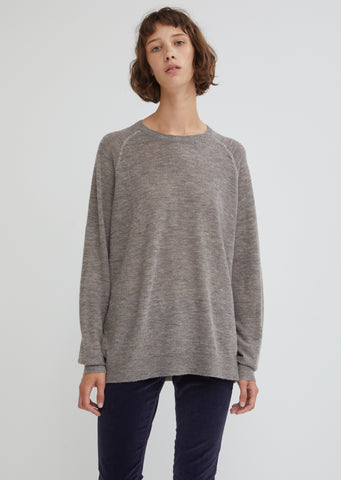 Melange Linked Stitch Sweater