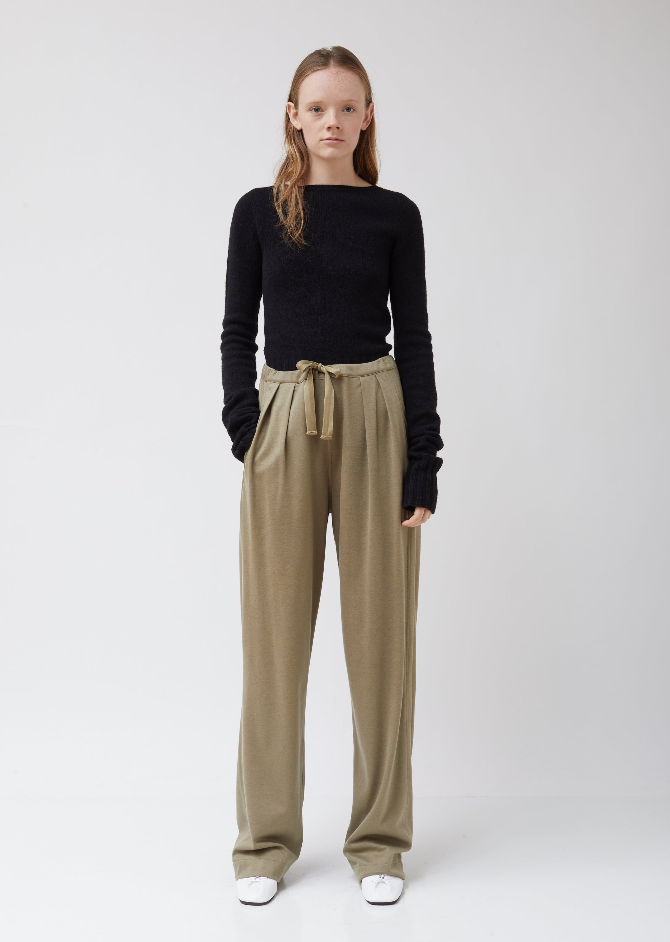 Wool Jersey Trousers – La Garçonne