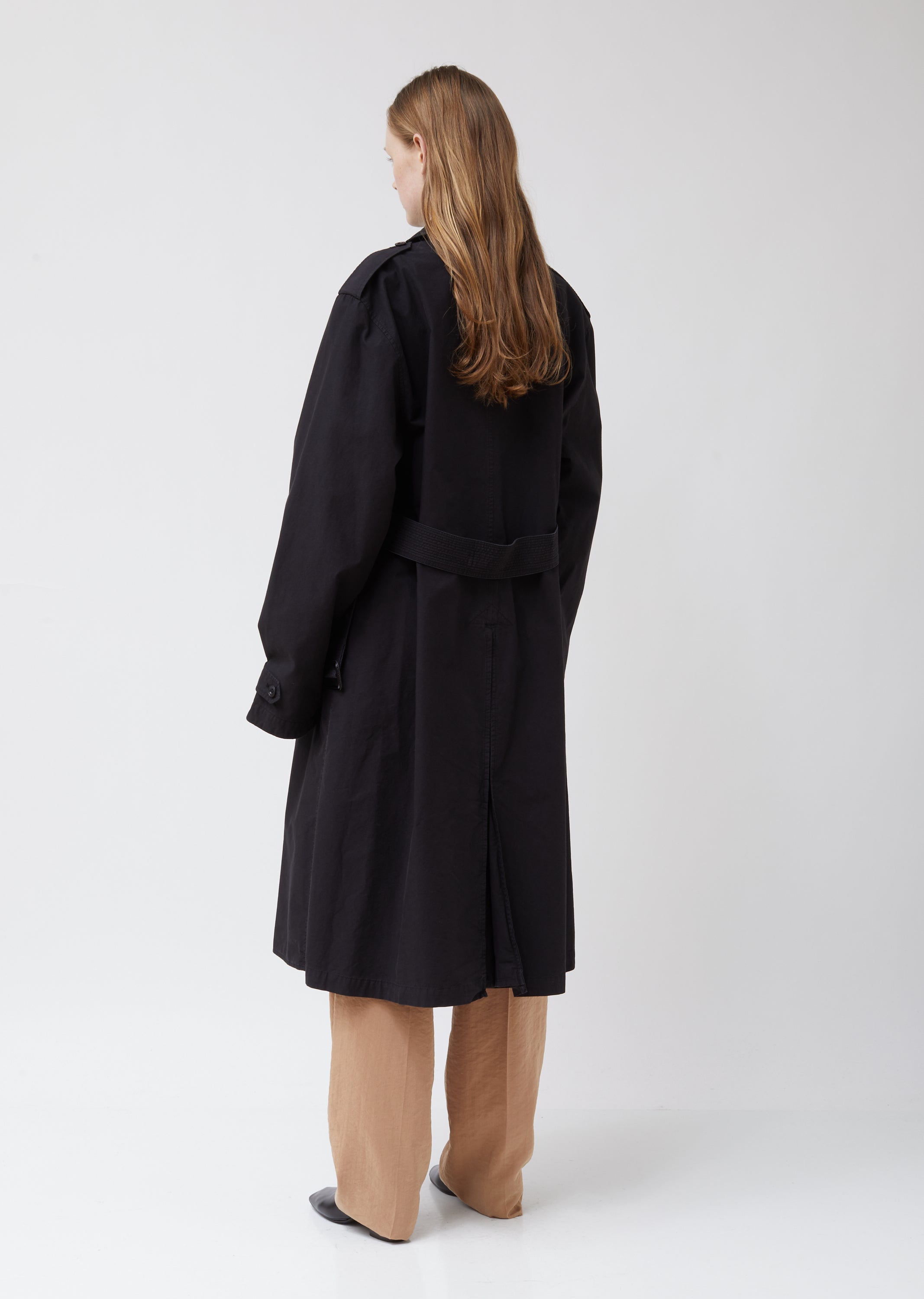 Double-Breasted Trench Coat – La Garçonne