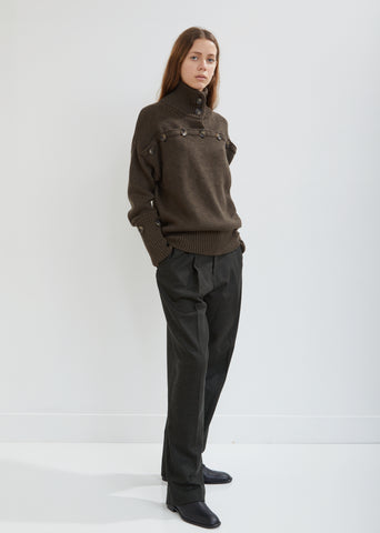 Riska Herringbone Trousers