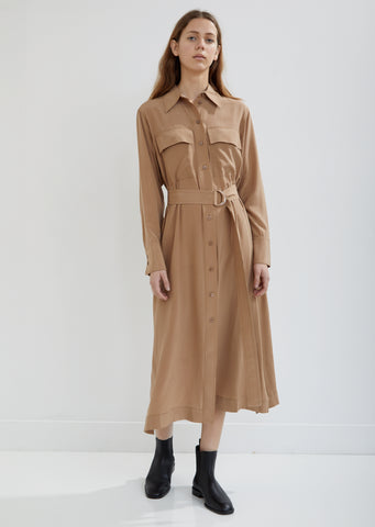 Warren Silk Shirt Dress