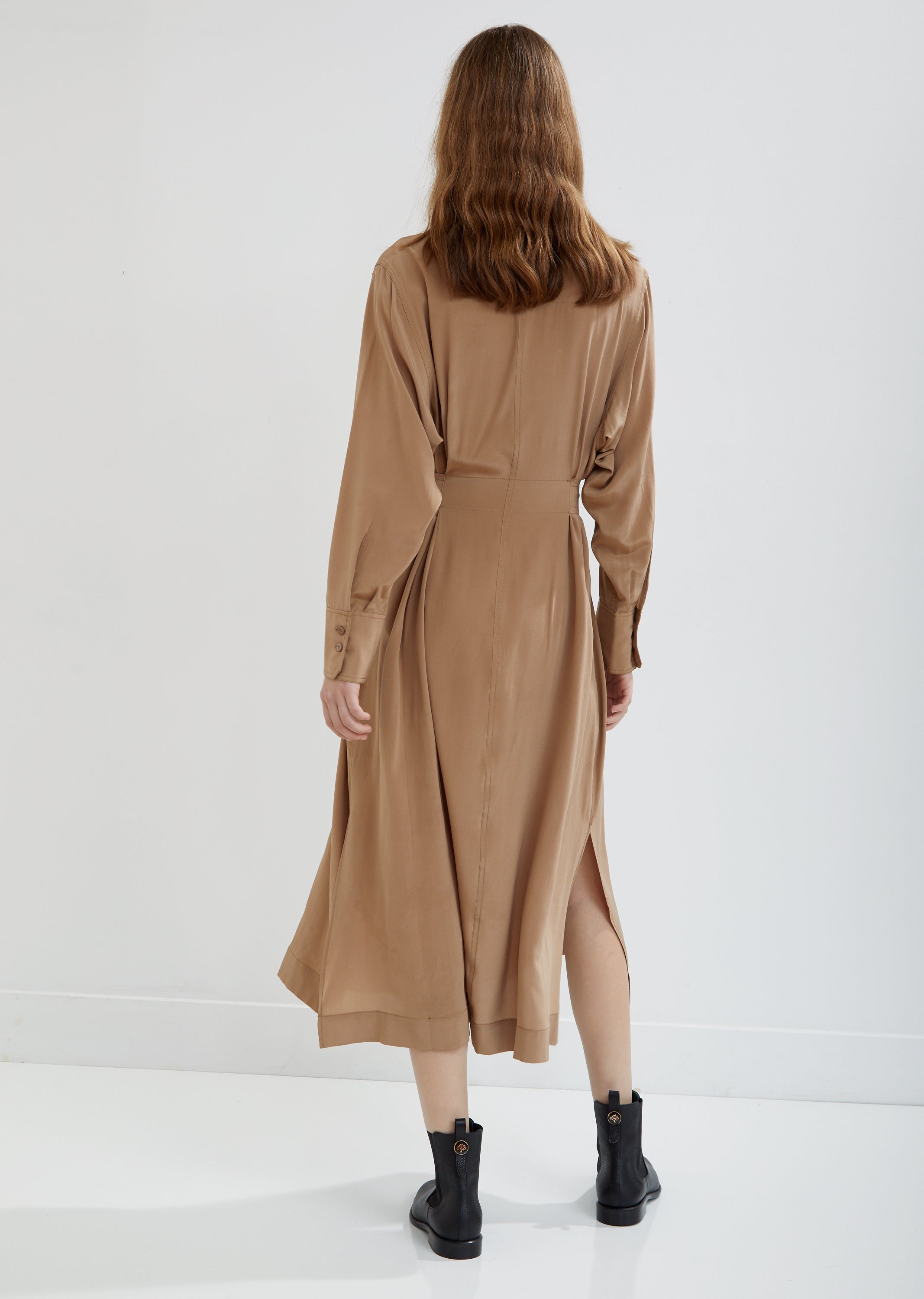 Warren Silk Shirt Dress by Joseph- La Garonne Warren Silk Shirt Dress by Joseph- La Garonne