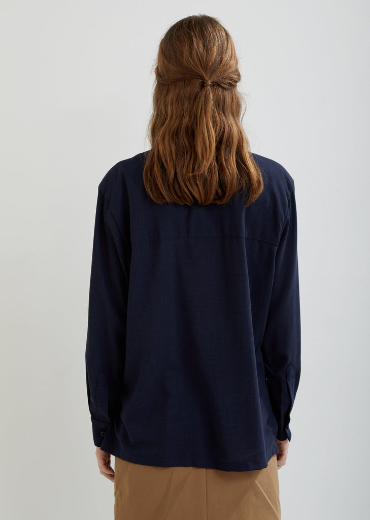 New Essential Wool Blouse