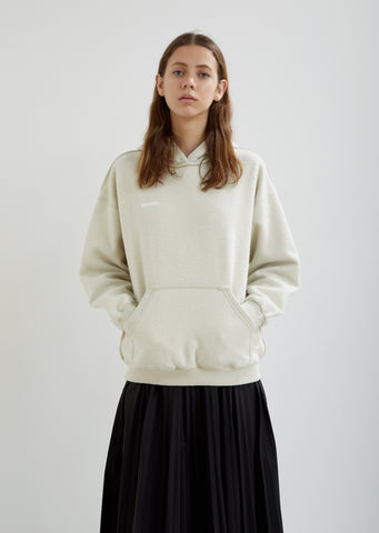 Inside-Out Cotton Fleece Hoodie