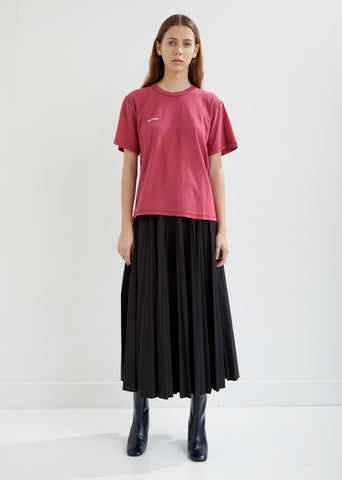 Embroidered Inside-Out Tee