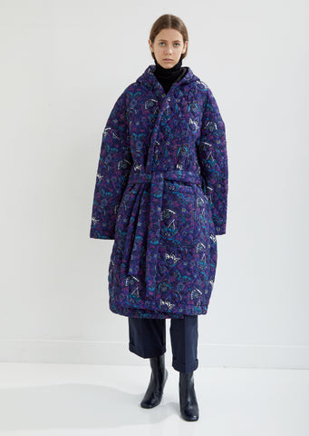 Paisley Padded Coat