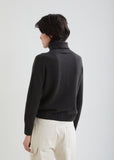 Wide Roll Neck Cashmere Sweater