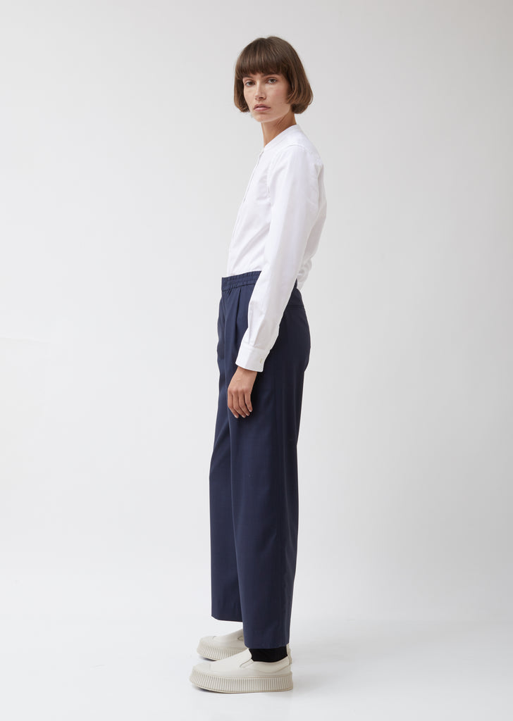 Wool Wide-Leg Trousers Shed