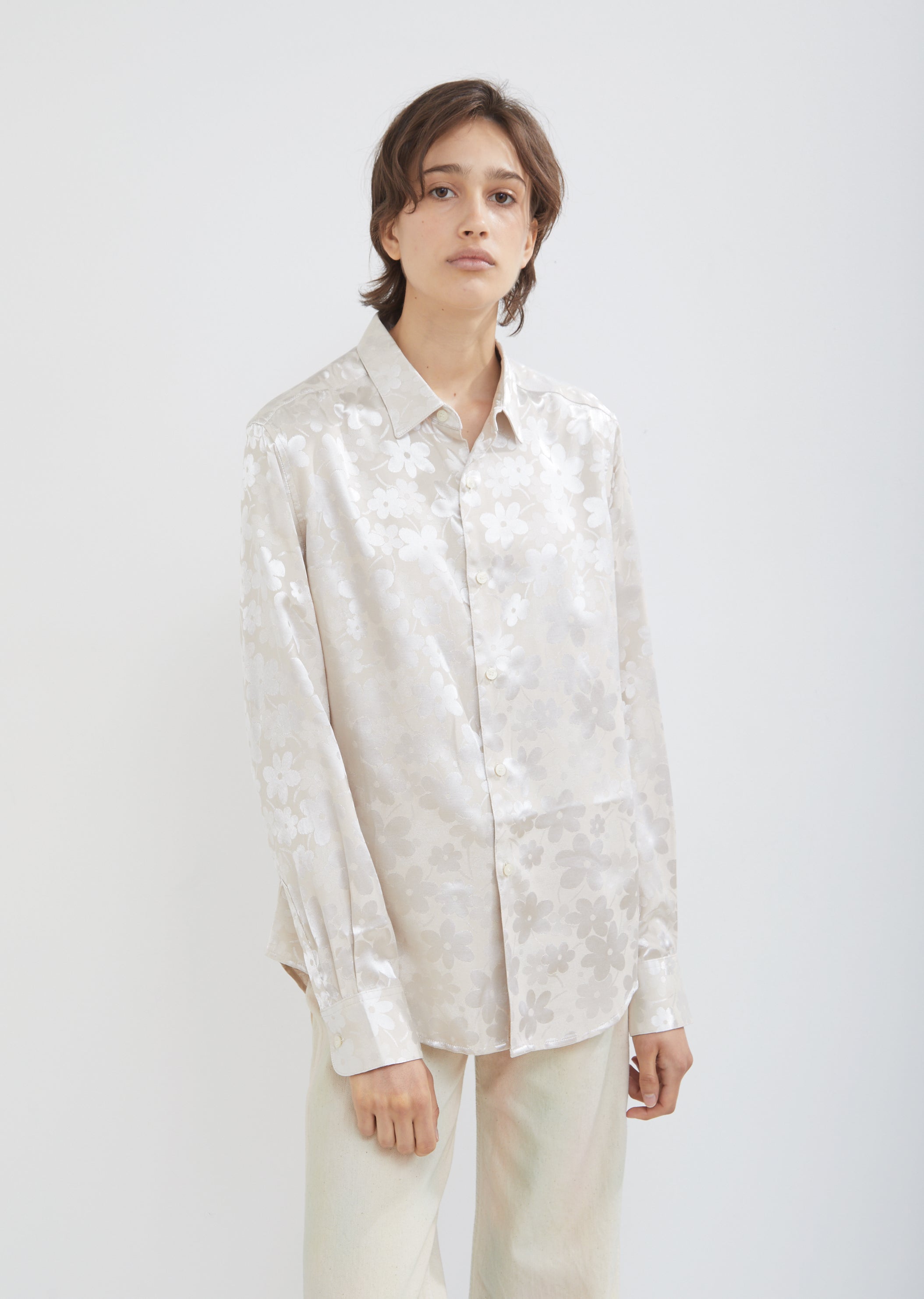 ECKHAUS LATTA◆長袖カットソー/S/--/グリーン/花柄 eck0245008_brn_00.jpg