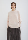 Cashmere Silk Round Neck Sweater