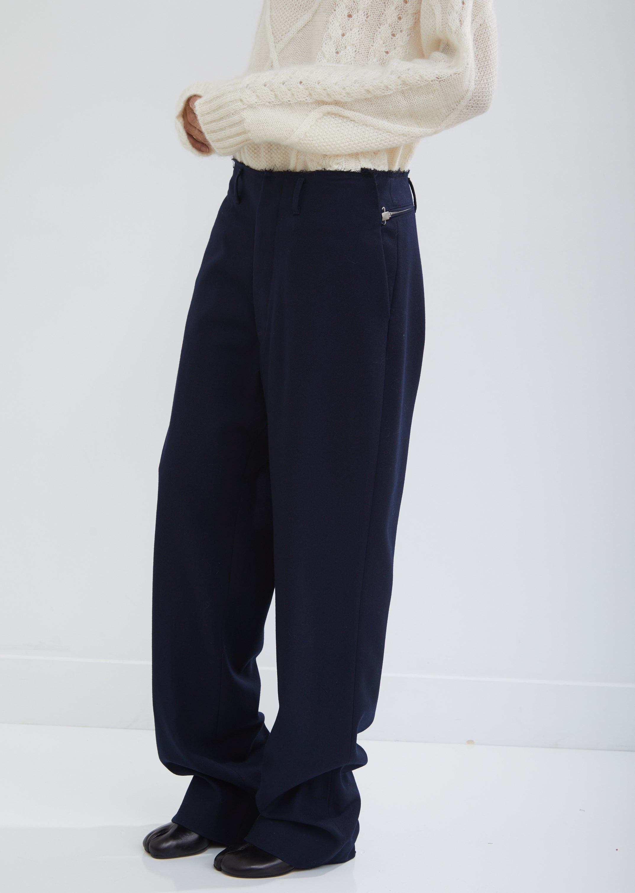 Mens Wool Gabardine Trouser and Pants  LawrenceTrousers