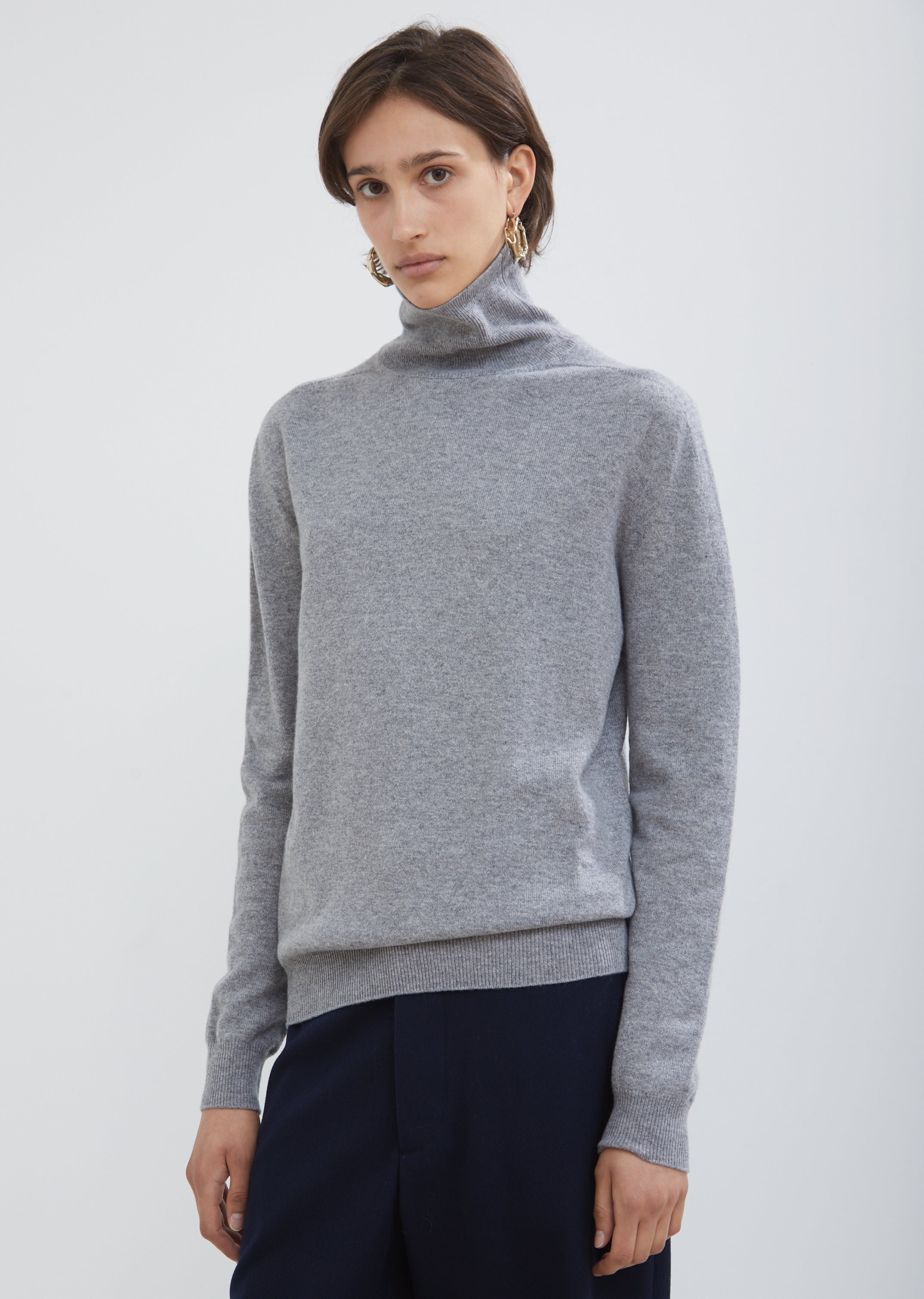 Cashmere Turtleneck Sweater by Jil Sander- La Garçonne