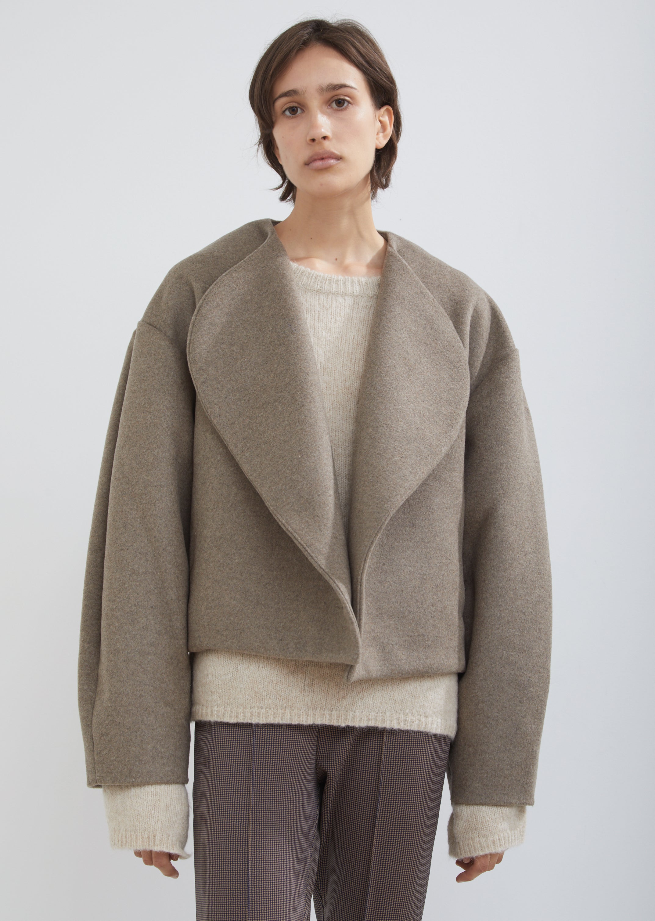 ファッション Bellac Felted Wool Jacket by Totême- La Garçonne ジャケット・アウター