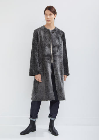 Lust Shearling Coat without Collar