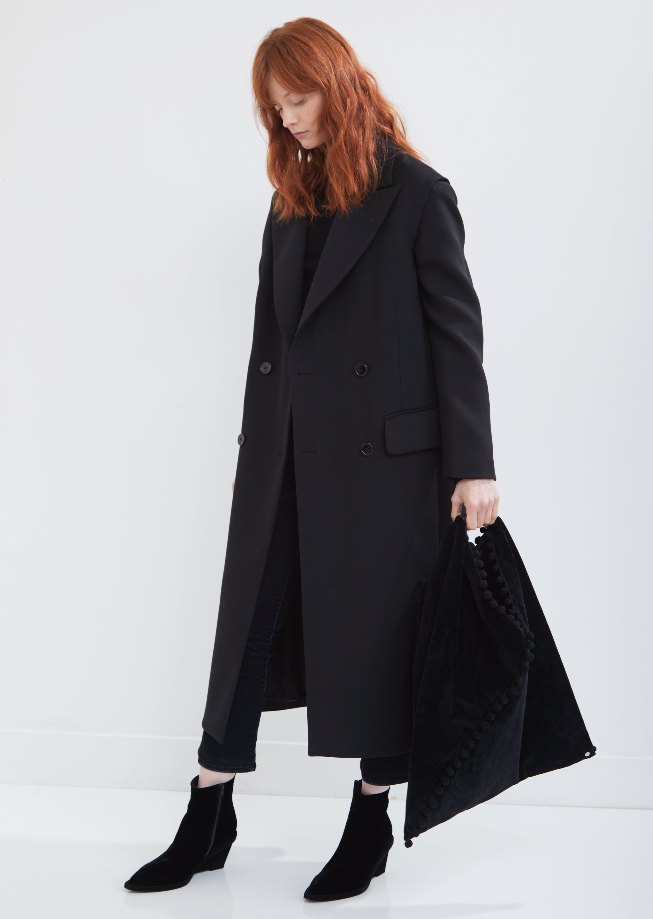 田口 MM6 Maison Margiela Triangle 6 Mm6 Maison Margiela Triangular japanese leather tote bag