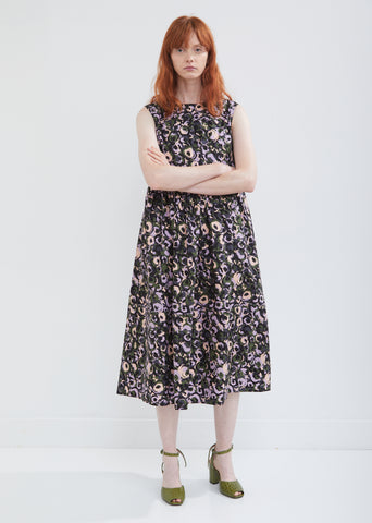 Poplin Floral Dress