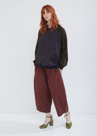 Poplin Balloon Trousers