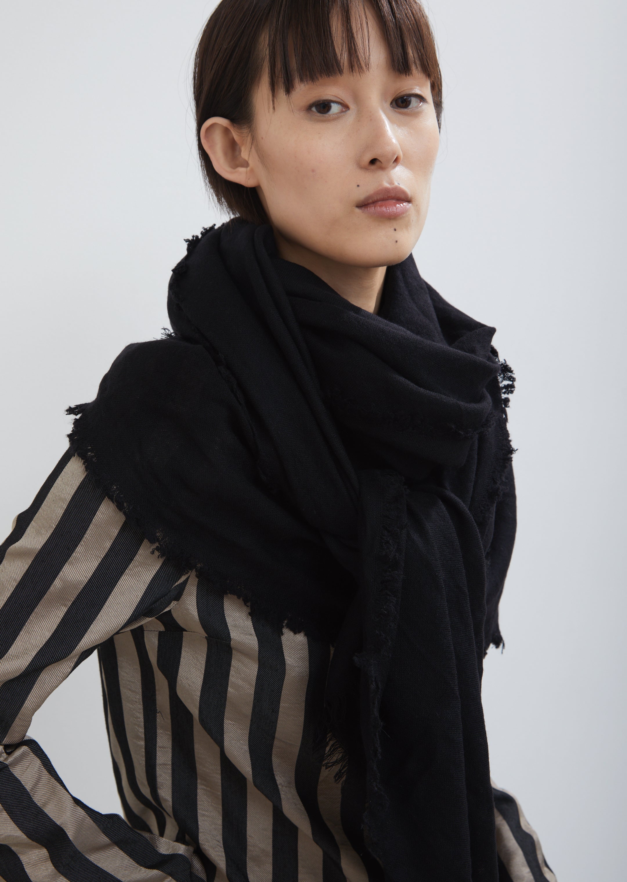 Casimir Cashmere Scarf by Ann Demeulemeester- La Garçonne