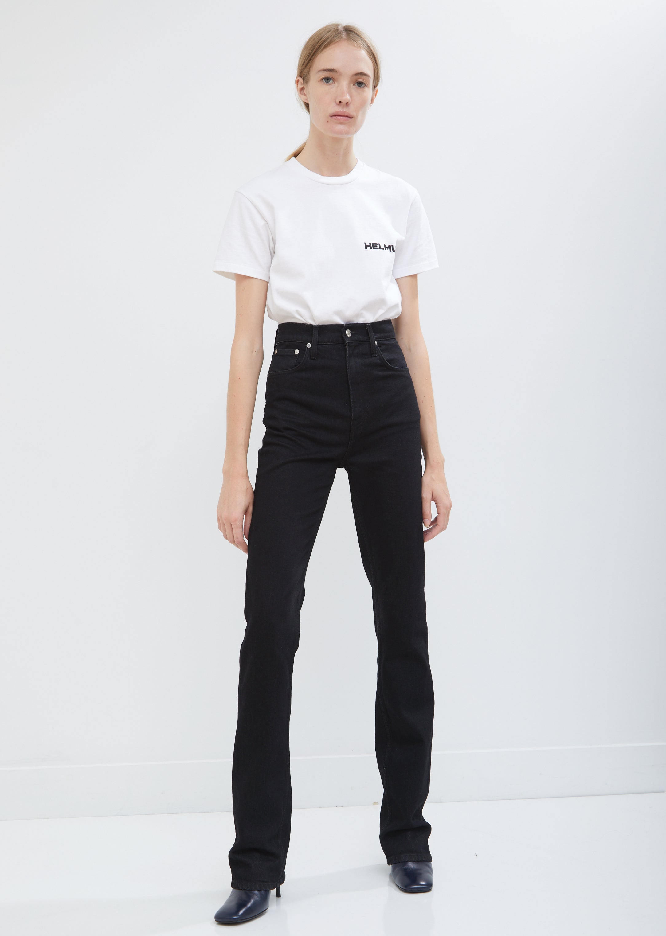 Femme Hi Bootcut Jeans by Helmut Lang- La Garçonne