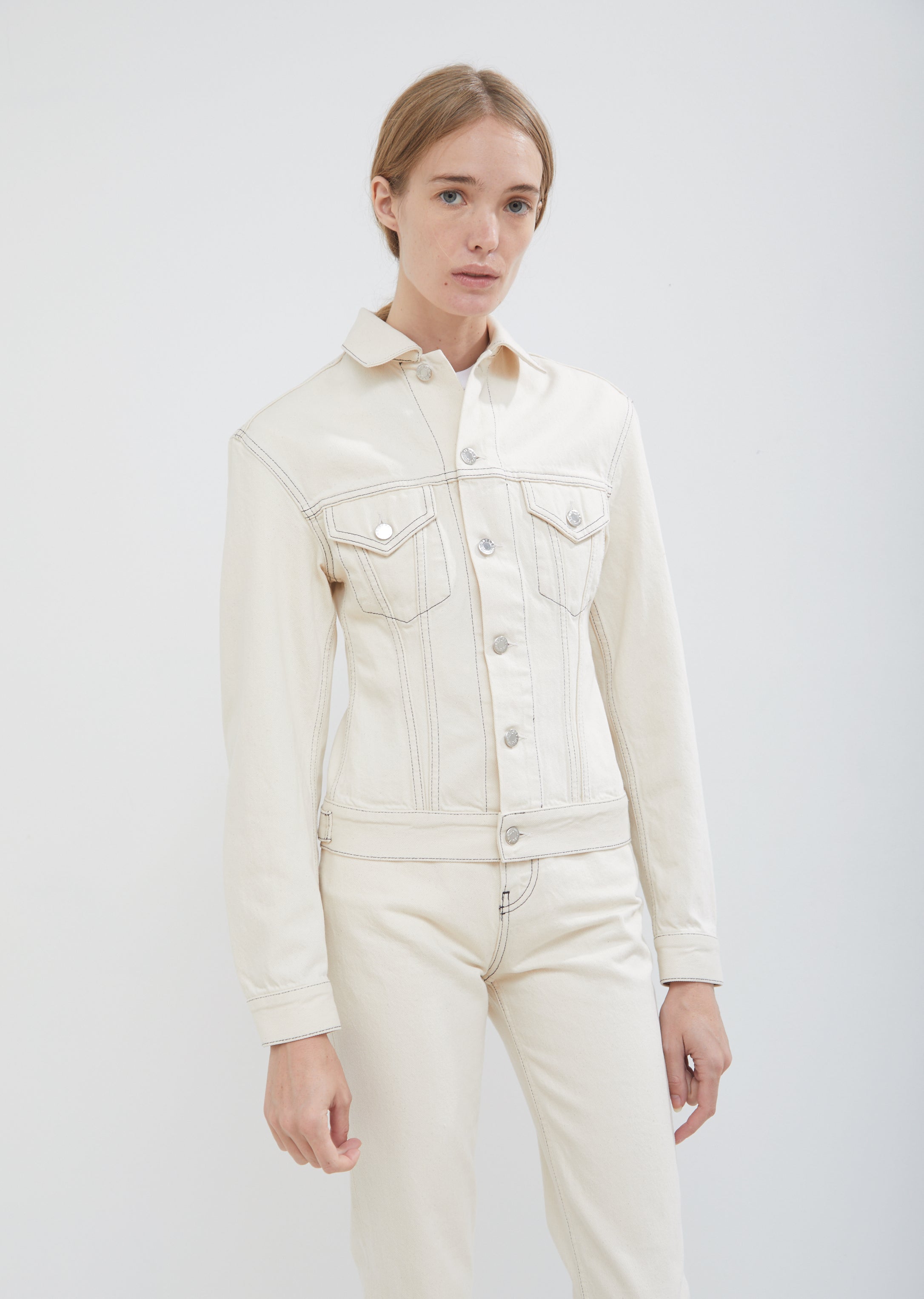Femme Trucker Jacket by Helmut Lang- La Garonne Femme Trucker Jacket by Helmut Lang- La Garonne
