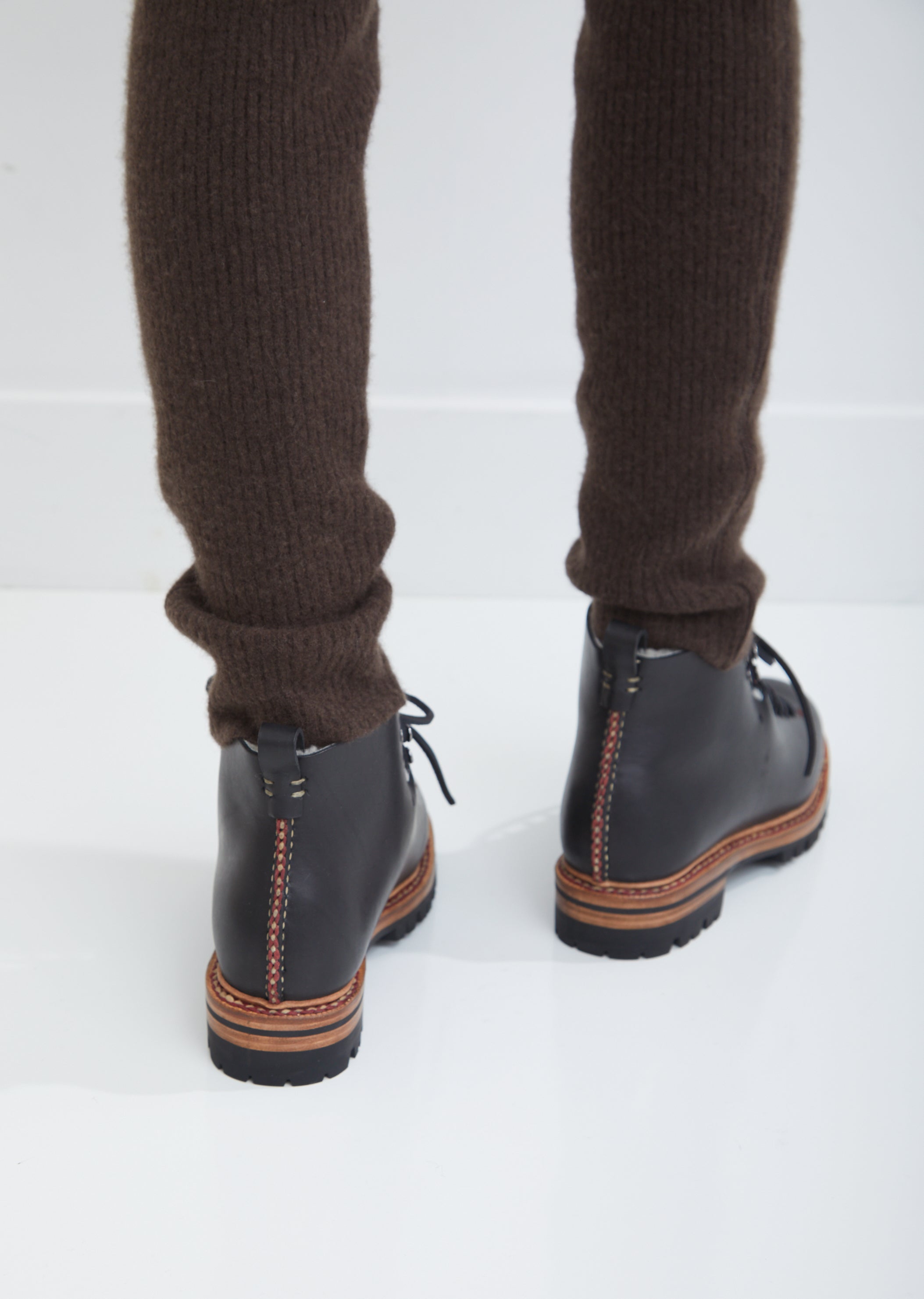 Whipstitch Hiker Wool Boots by Feit- La Garonne Whipstitch Hiker Wool Boots by Feit- La Garonne