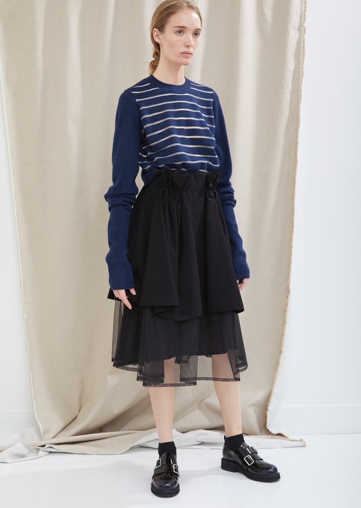 Grosgrain and Tulle Layered Skirt