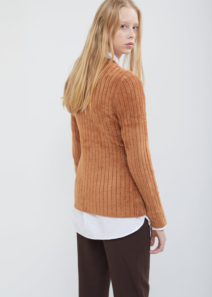 Dion Velour Mock Neck Sweater