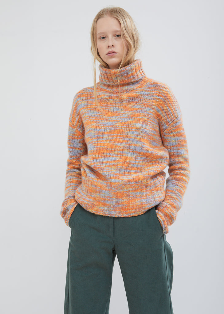 Parker Wool Silk Turtleneck Sweater