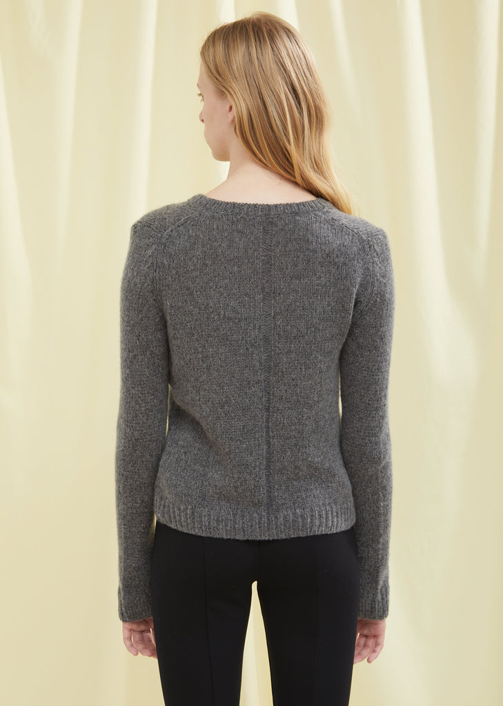 Aetra Cashmere Blend V-neck Sweater