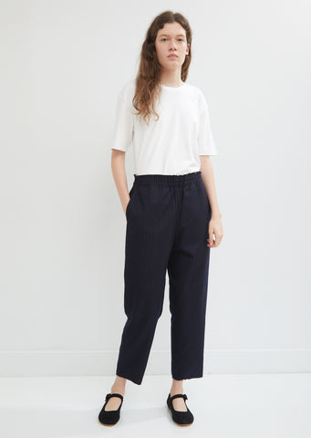Grandma Pinstripe Wool Pants