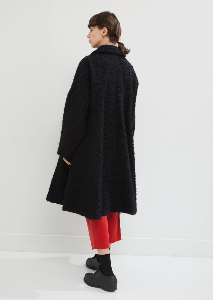 Wool Mohair Bouclé Coat