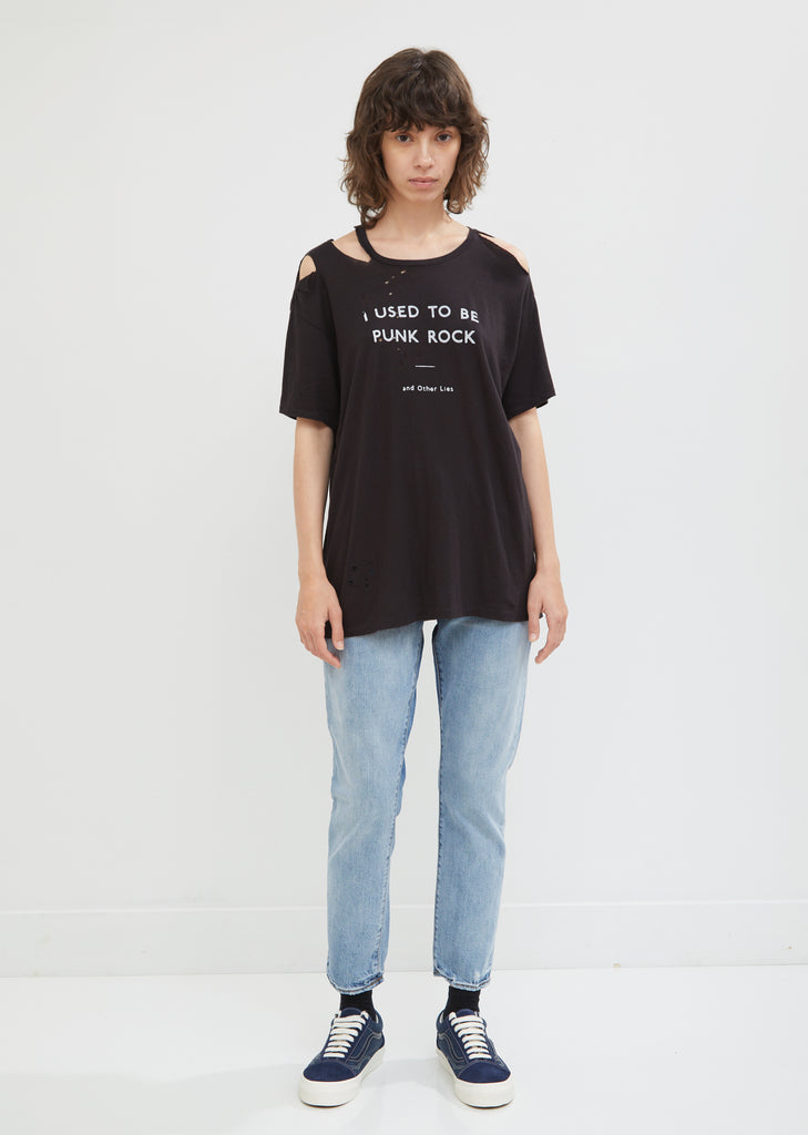 Ripped Neck Punk Tee