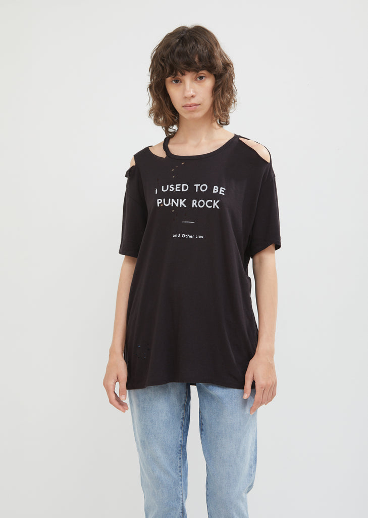Ripped Neck Punk Tee