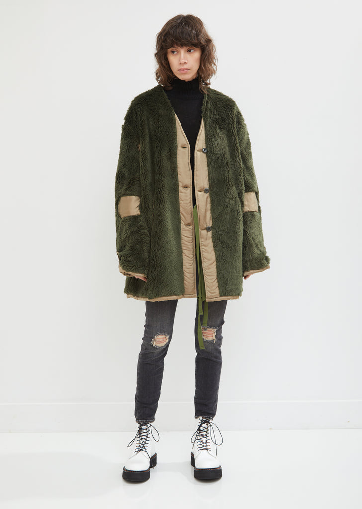 Short Wool and Alpaca Fur Liner
